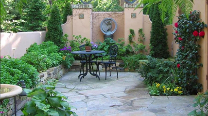 18款海南小戶(hù)型別墅花園庭院綠化設(shè)計(jì)效果圖-海口悅民園林